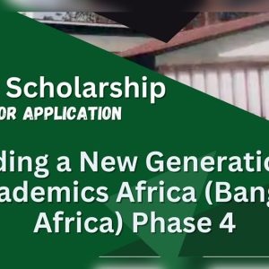 Call for Application: PhD Scholarship