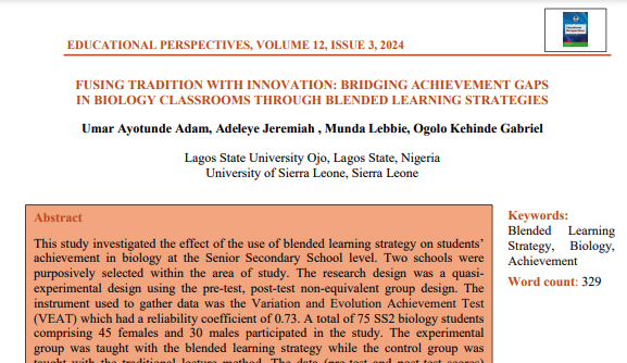 Publication: Diverse Facets of Corruption in Sierra Leone – Emmanuel Saffa Abdulai and Ina Kubba